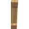 Ekena Millwork Traditional Slat Rough Sawn Bracket, Western Red Cedar, 6"W x 24"D x 28"H BKT06X24X28TRA06RWR - alternate 2